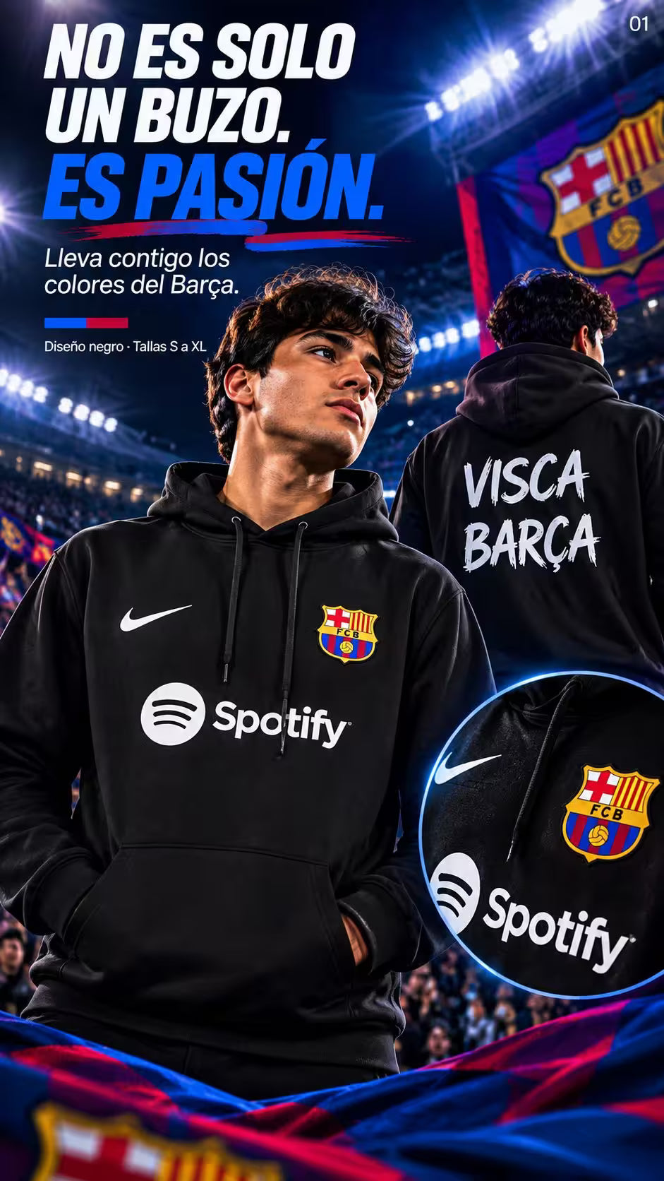 BUZO FC BARCELONA ESPECIAL