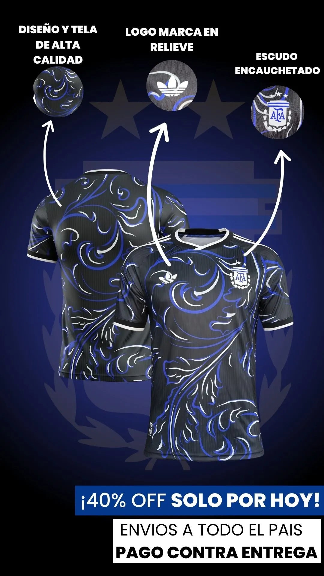 CAMISETA ARGENTINA VISITANTE MUNDIAL 2026