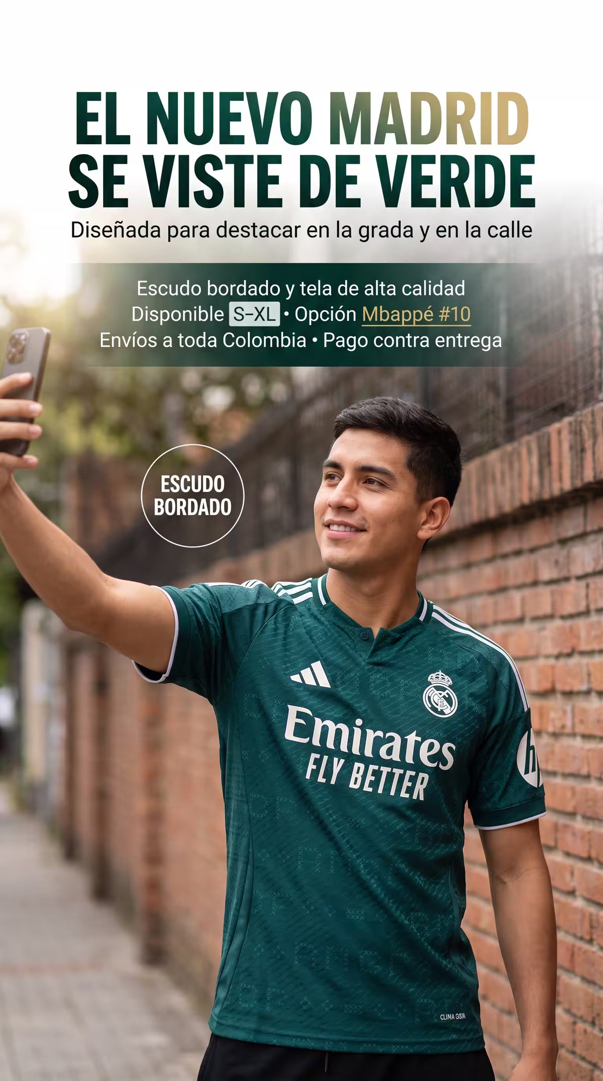 NUEVA CAMISETA REAL MADRID VERDE 2027