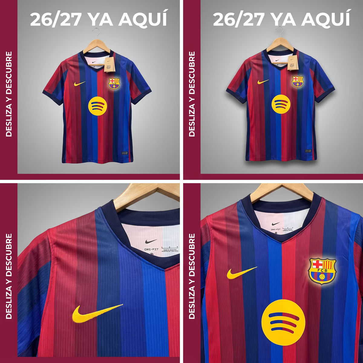 NUEVA CAMISETA BARCELONA FC TEMPORADA 26/27