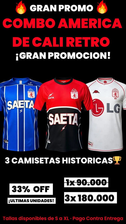 COMBO RETRO AMERICA DE CALI