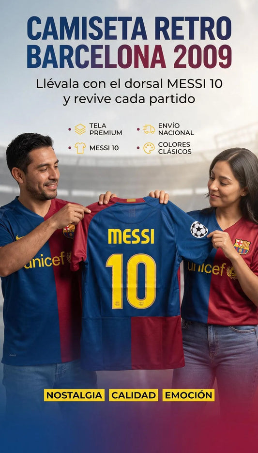 CAMISETA RETRO BARCELONA 2009