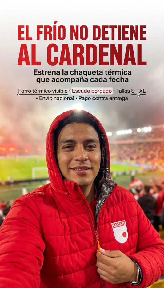 CHAQUETA TERMICA ROJA SANTA FE
