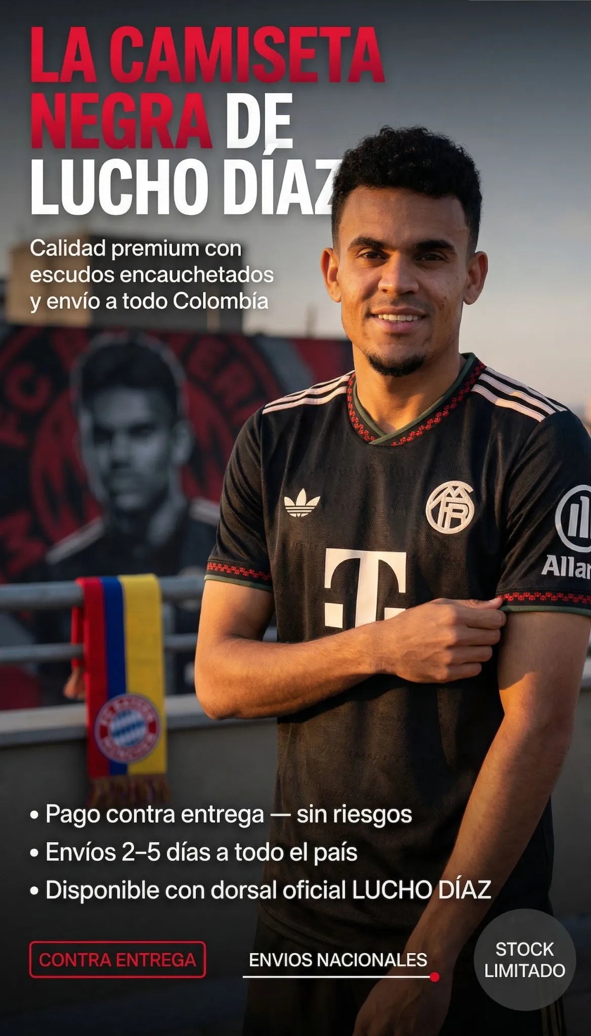 CAMISETA BAYERN MUNICH LUCHO DIAZ