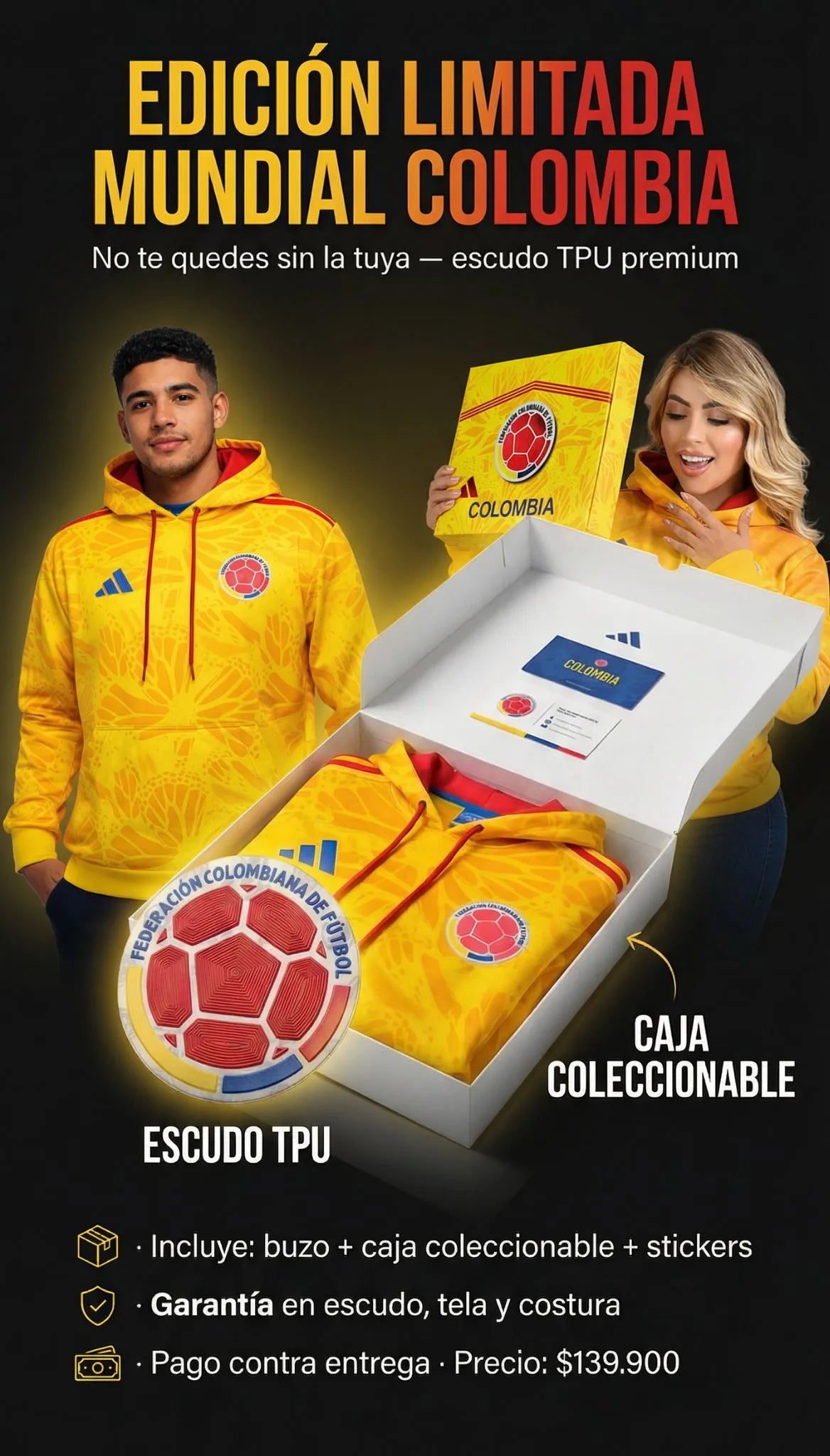 BUZO SELECCION COLOMBIA MUNDIAL
