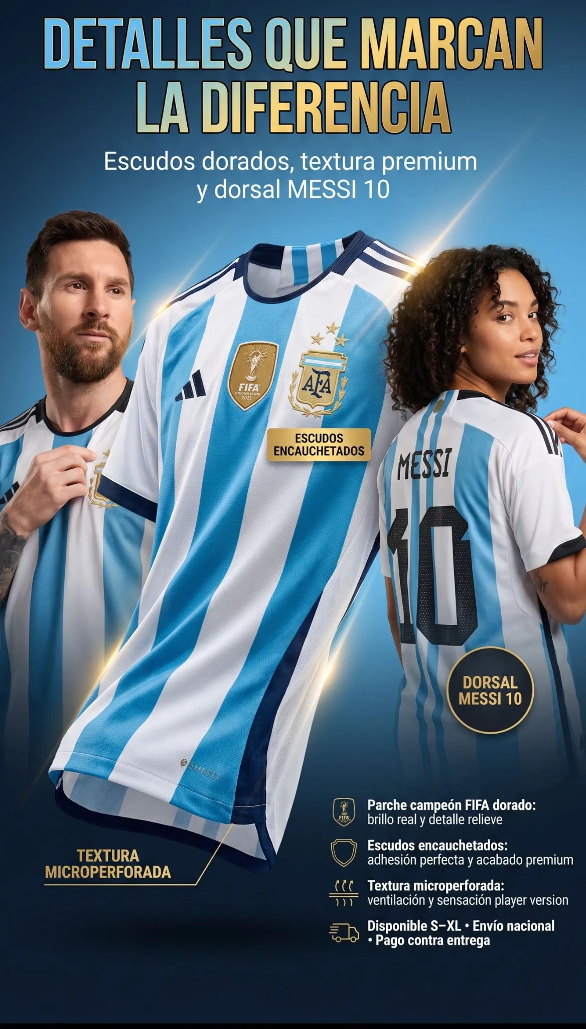 CAMISETA ARGENTINA MUNDIAL 2026