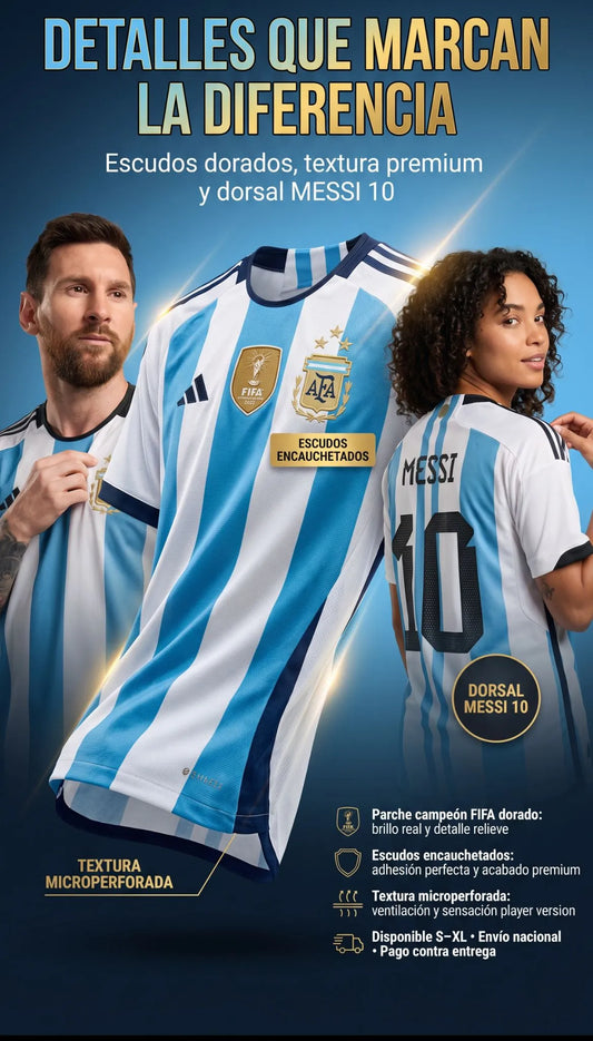 CAMISETA ARGENTINA MUNDIAL 2026