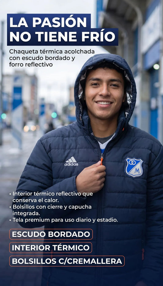 CHAQUETA TERMICA MILLONARIOS FC