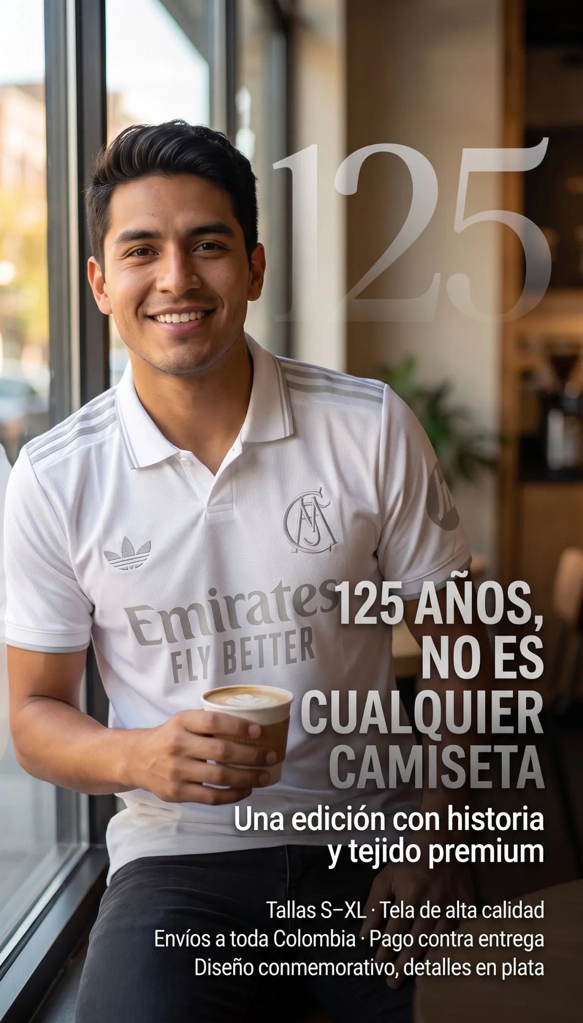 CAMISETA REAL MADRID ESPECIAL 125 AÑOS