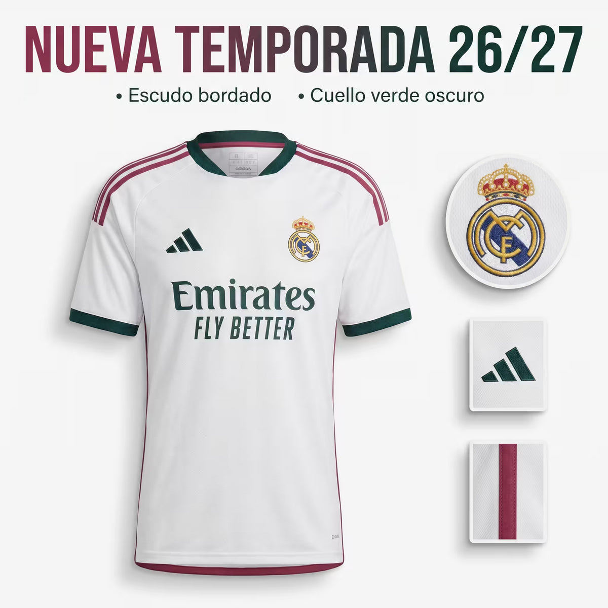 NUEVA CAMISETA REAL MADRID TEMPORADA 26/27
