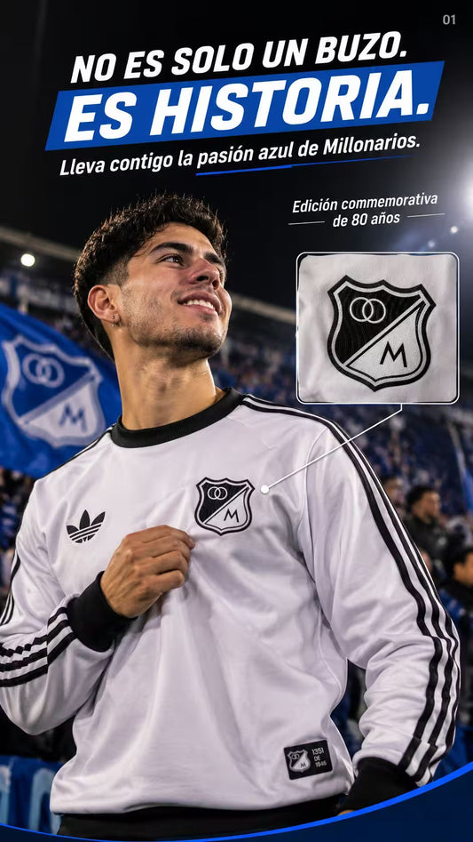 BUZO 80 AÑOS MILLONARIOS FC