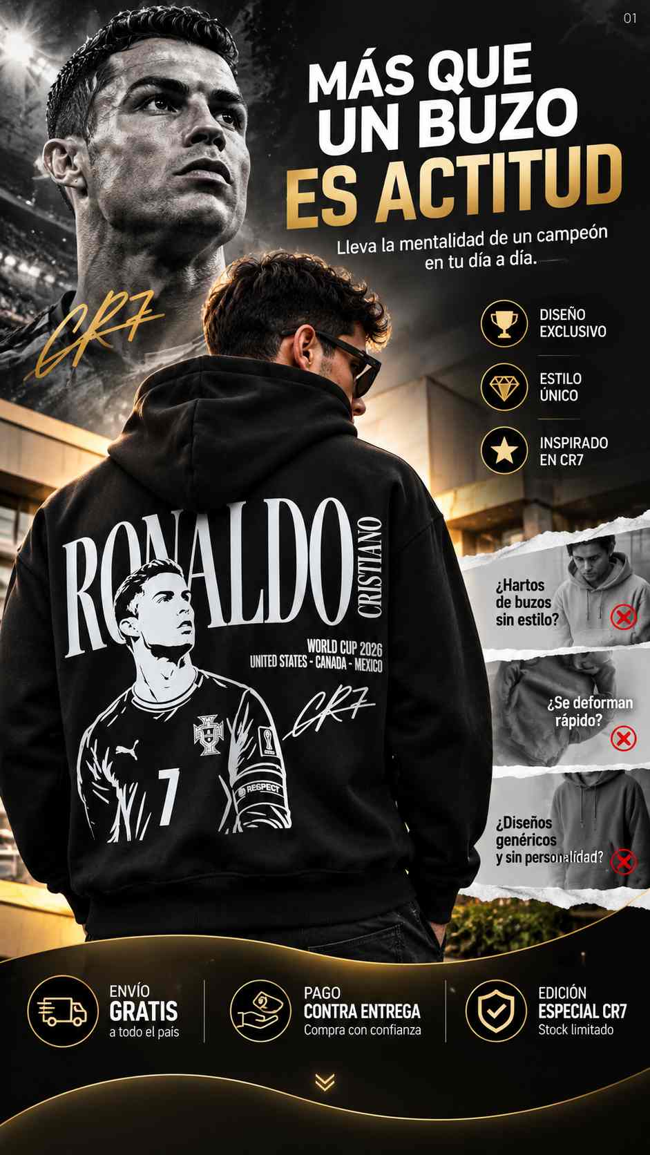 BUZO CR7 EDICION ESPECIAL