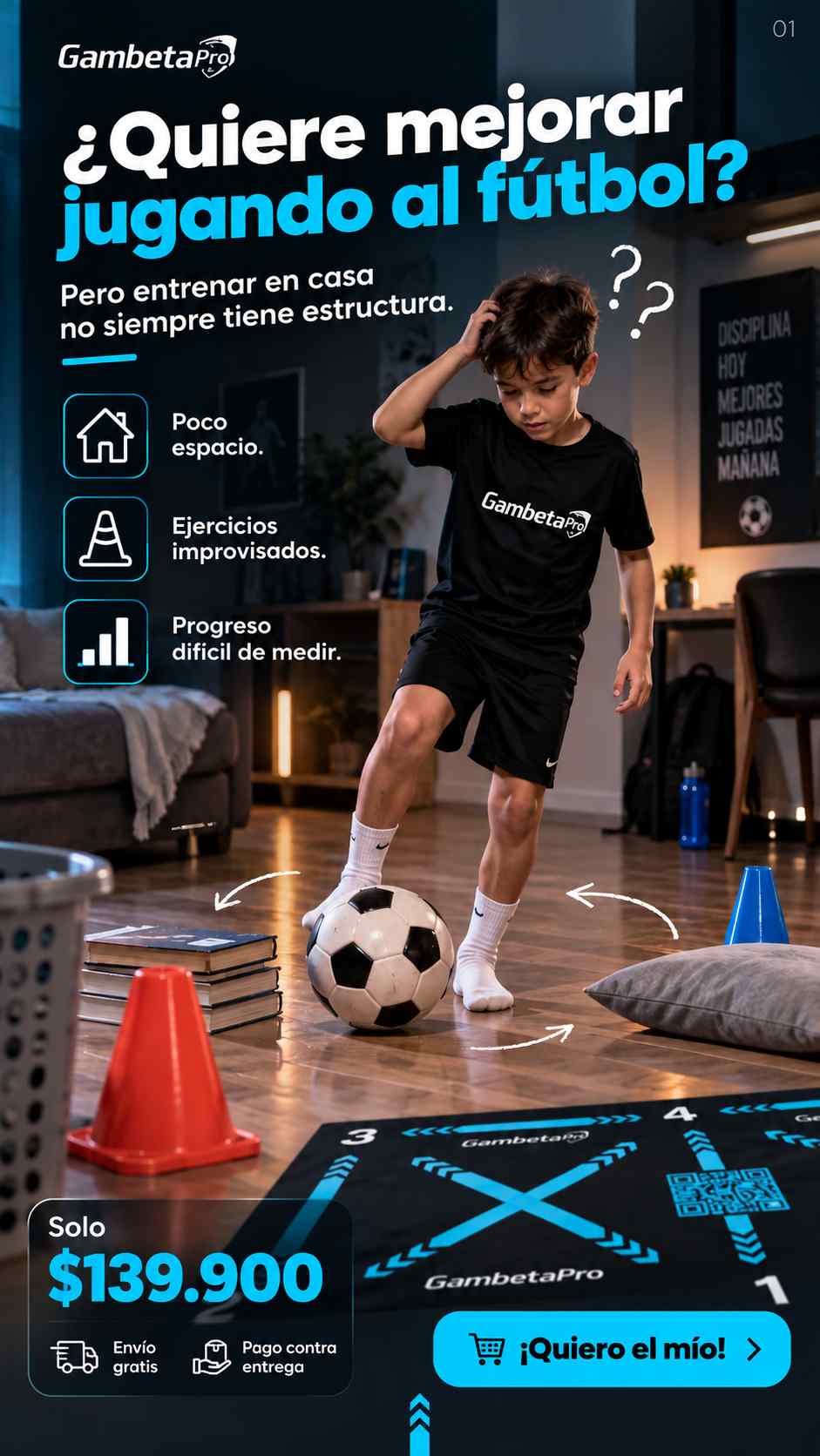 GAMBETA PRO: ALFOMBRA MULTIFUNCIONAL PARA MEJORAR HABILIDADES