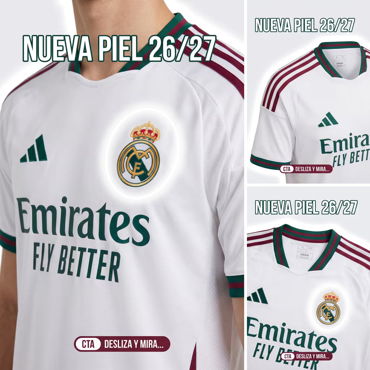 NUEVA CAMISETA REAL MADRID TEMPORADA 26/27
